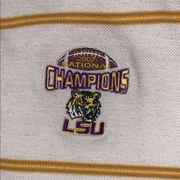 LSU 2007 National Champs Golf Polo - Picture 2 of 3